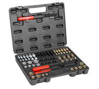 Kit de réparation de filetages - VEVOR - XRSS049 - 49 pcs - 22 tarauds & 24 filières - HSS UNC/UNF/Métrique
