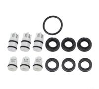 Kit de réparation de laveuse de pompe - Joints anti-retour pour nettoyeur haute pression sans fil - Pièces en plastique à tête carrée (quatre coins)