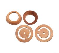 Kit de réparation de pompe à main en cuir et manchon en cuir 3 1/2 pouces pour entretien de la pompe à chaudière n°2
