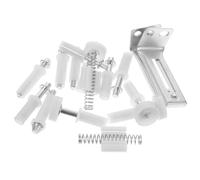 Kit de Réparation de Porte Pliante Pivots Principaux en Acier Inoxydable | Installation Facile, Roulement Fluide, pour Portes de Placard Coulissantes, Rénovation et Ateliers