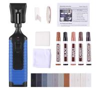 Kit de réparation de rayures de carrelage, barres de cire, stylo chauffant, 11 couleurs, 5 marqueurs, opération Simple, sans fil, Portable pour carrelage, mur de meubles (Pour le plastique)