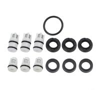 Kit de réparation de rondelle de pompe - Joints anti-retour pour pompe manuelle - Pulvérisateur de jardin - Outil de nettoyage de vélo (quatre coins)