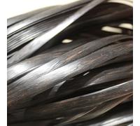 Kit de réparation de rotin plat, matériel de tissage en osier PE de 196 pieds, 1 pièce(Embossed Black)