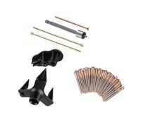 Kit de réparation de sol grinçant avec 50 vis et 5 outils Kit de vis de fixation pour la plupart des planchers en bois Le bois sous les tapis ne grince plus de fournitures de