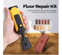 Kit de réparation de sol stratifié - ZVD - professionnel - système de cire - outils de réparation des rayures
