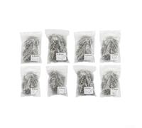 Kit de réparation de soudage en plastique avec 800 agrafes à chaud, clous en acier inoxydable pour soudeur de pare-chocs de voiture, 8 tailles assorties