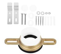 Kit de Réparation de Toilettes Urinoir Bride Murale et Joint | Cuivre, Plastique et Caoutchouc, Installation Facile, Usage Domestique ou Public, Design Simple et Élégant