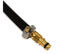 Kit de réparation de tuyau haute pression compatible avec Kärcher K2-K7 - Raccord Quick-Connect en laiton avec collier de serrage - Pour moderniser et réparer les tuyaux HD