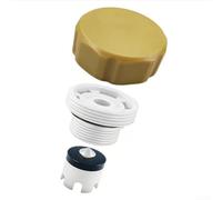 Kit de réparation de vanne de contrôle anti-siphon pour disjoncteurs sous vide - Dispositif de prévention des refoulements en ABS, clapets anti-retour de 35,6 mm de diamètre, jaune et blanc (1 pièce)