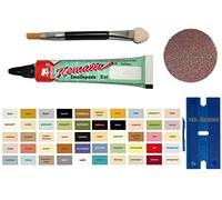 Kit de réparation d'émail Mocca pour salles de bains, carrelage, céramique, peinture automobile, vélos, bois, stratifié... Dans un kit pratique avec peinture, spatule et pinceau de MY-B-Style