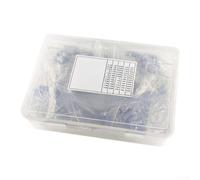 Kit de réparation électronique 300 résistances 0.1R-820K | Codage couleur à 4 bandes, reconnaissance rapide de la valeur, précision de 5 %, construction robuste pour des circuits