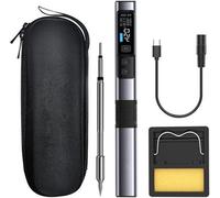 Kit de réparation électronique - Fer à souder - Appareil de coiffure 100 watts - Noir - Chauffage rapide