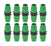 Kit de réparation flexible extensible pour tuyau d'arrosage - Connecteur efficace pour réparations rapides (10 pièces)
