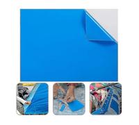 Kit de réparation piscine autocollant 10 pcs 10 x 25 cm, patch PVC étanche pour liner et objets gonflables