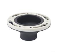 Kit de réparation pour bride de raccordement WC pour tuyau d'évacuation de | Ajustement parfait pour les tuyaux de 3 à 4 pouces, empêche les fuites d'eau, kit de réparation facile à faire soi-même