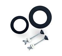 Kit de Réparation pour Cuvette de WC Fuyante - Kit de Fixation de Réservoir avec Joint en Mousse, Boulons et Rondelles pour Réservoir de WC