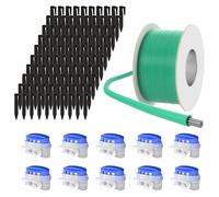 Kit de réparation pour robots tondeuses, comprenant 50 mètres de câble, 10 connecteurs et 100 chevilles