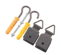 Kit de Réparation pour Store Enrouleur en Fer avec Vis et Chevilles | Pièces de Remplacement pour Rideaux en Canne et Bambou, Montage Mural, Support Stable, Usage Intérieur Extérieur