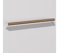 Kit de Repose-Pieds de Bar en Acier Inoxydable Installation Facile pour Bar | Repose-Pieds de Bar Rail Kit Repose Pieds Mural pour Comptoir D'hôtel Café(Brown,100cm/39.4in)