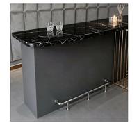 Kit De Repose-pieds Pour Bar 1,8/2,5/5/6/7/8 M, Usage Professionnel Acier Finition Mate Supports De Repose-pieds Pour Bar Montage Sous Le Comptoir Pour Sièges D'îlot(Silver,170cm)