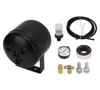 Kit de réservoir d'air, 3 raccords, 150 PSI, 0,5 gallon, acier soudé, usage universel pour camions, voitures, trains, yachts, systèmes de klaxon