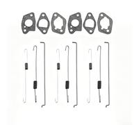 Kit de ressort de retour d'accélérateur pour moteurs GX160 pour moteurs GX200 - Tige de gouverneur et ressorts pour réparation de générateur de tondeuse à gazon 168F 196cc pièces métalliques