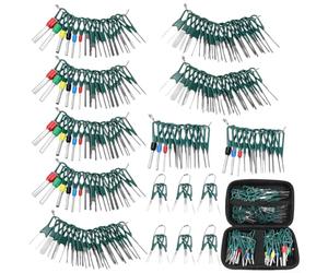 Kit de retrait de broches de terminal en acier inoxydable 172 pièces avec poignée ergonomique et étui de rangement étanche pour un usage quotidien