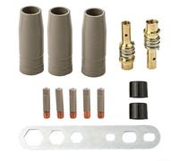 Kit de revêtement de buse en cuivre 13 pièces pour pulvérisation sans air 15AK avec ouverture de pointe de 0,6 mm et ensemble complet de composants