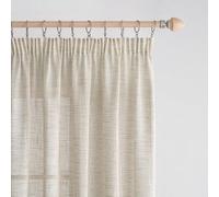 Kit de rideaux en papier fleuri à motif inversé, 2 pièces, 140 x 260 cm