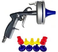 Kit de rinçage de tuyauterie pneumatique avec 9 Buses et projectiles en éponge lentretien des Tubes industriels, Compatible avec Les diamètres intérieurs de 6 à 51 mm.
