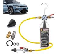Kit De Rinçage Pour Climatiseur Flexible De Manomètre | Ensemble De Rinçage De Conduite De Climatisation Auto Pour Voiture Camion SUV Fourgon Camping-Car Bus Tracteur Remorque Et