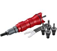 Kit de rivets Fortum 4770654 - Embout de vissage professionnel M3-M8 en aluminium et acier