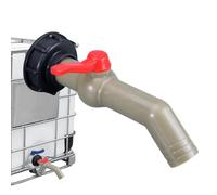 Kit de Robinet pour à Pluie - Pièces Valve pour Bidon Eau,Raccord De Tuyau De De Pluie,pour Système d'Irrigation, Gouttière, Gouttière, Extérieur, Conteneur, Pelouse,
