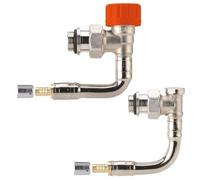 Kit de robinetterie thermostatique bitube M30 - équerre à sertir 1/2 12 - double panneau COMAP