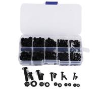 Kit de rondelles d'écrous à vis en nylon OMABETA - M2/M2.5/M3/M4/M5 - 270 pièces