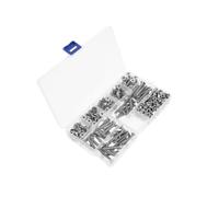 Kit De Rondelles D'écrous À Vis Fraisée M5, 260 Pièces, En Acier Inoxydable | Écrous, Rondelles En Kit De 260 Pièces Avec Étui De Rangement Étiqueté For Une Fixation Précise.