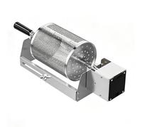 Kit de Rôtisserie Familial 360°, Panier de Barbecue Rotatif | Cage De Barbecue Électrique pour Gril, Viande, Légumes, Grains De Café, BBQ Portable(BBQ Cage set,Battery)