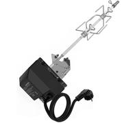 Kit De Rôtisserie Tournebroche En Acier Inoxydable Pour Barbecue À Gaz Weber Spirit I/Ii 200/300 Series, Avec Electrique Moteur 22