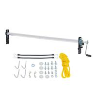 Kit de Rouleau de Bâche à Manivelle-Duoku-64"" à 104"" de Large-Alliage D'aluminium-Rouleau de Bâche Manuel