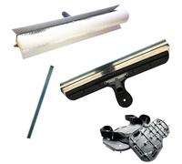 Kit de rouleau d'évacuation de 50 cm avec protection contre les éclaboussures, semelles antidérapantes et raclette