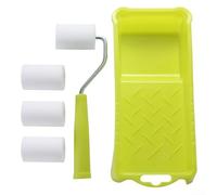 Kit de rouleau en mousse de 5,1 cm avec poignée et plateau pour petites tâches de peinture, y compris la couverture des bords et la réparation d'imperfections (D)