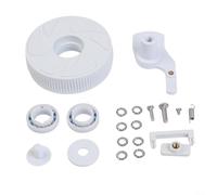 Kit de rouleaux de nettoyage de piscine pour Polaris 280 et 180, arbre oscillant de rechange avec axe oscillant C36, pneu et roulement C16, pièces de réparation en plastique ABS pour poulie de renvoi