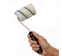 Kit de rouleaux de peinture - Accessoire de rénovation de projets de maison, pinceau de peinture pour décorations murales, couverture de rouleau en microfibre de 4 pouces, kit de brosses en mousse