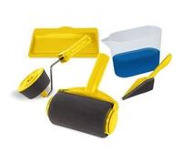 Kit de rouleaux de peinture avec réservoir intégré FACIL'ROLLER, application sans traces sur toute surface, facile d'utilisation G