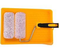 Kit de rouleaux de peinture professionnels de 18 cm avec godet et accessoires
