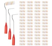 Kit de rouleaux, petit, 63 pièces, 10 cm, comprenant 60 gaines et 3 supports