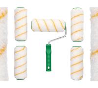 Kit de rouleaux pour peinture de plafond et de murs, comprenant 5 rouleaux, sans bac