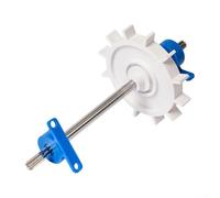 Kit de roulement de turbine et arbre d'entraînement pour aspirateur de piscine Polaris 180 280 C86 pour nettoyeur automatique C80 - Blanc et bleu (1 C86 + 2 C80)