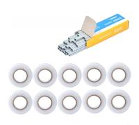 Kit de ruban adhésif robuste avec clous pour plantes de jardin, vignes, tomates et arbres fruitiers : bandes de support résistantes aux intempéries pour sécuriser la croissance sans dommage (J)