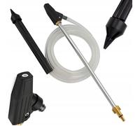 Rosfix Set Kit de Sablage Hydraulique - Buse Céramique, Tuyau 3m, Lance 460mm | Laiton Résistant | compatible avec nettoyeur haute pression Lavor, Parkside PHD, Vax, Denzel, Aterwins